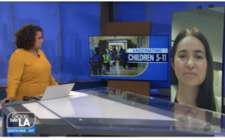 Dr. Williamson on local news — vaccinations segment