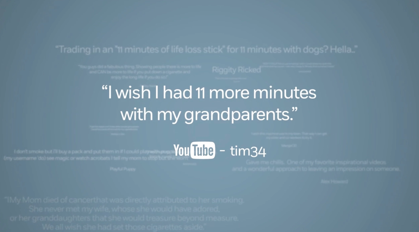 YouTube comment praising Machine 11