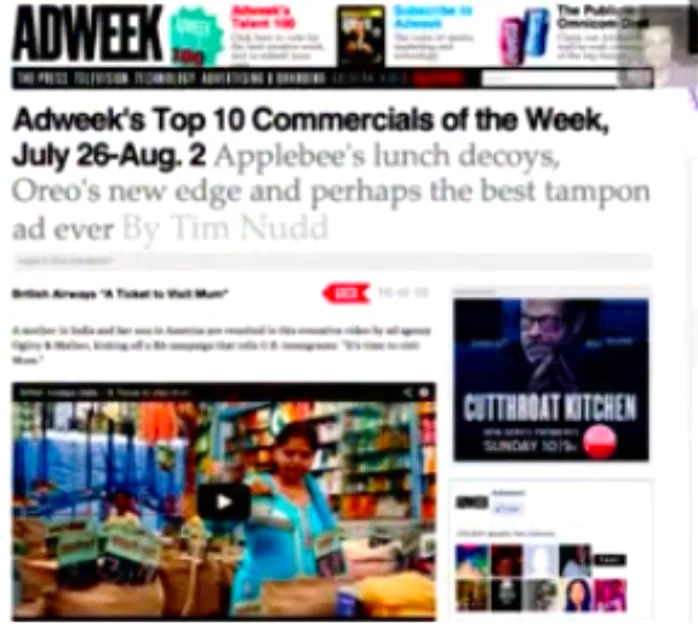Adweek Top 10 Commercials of the Week