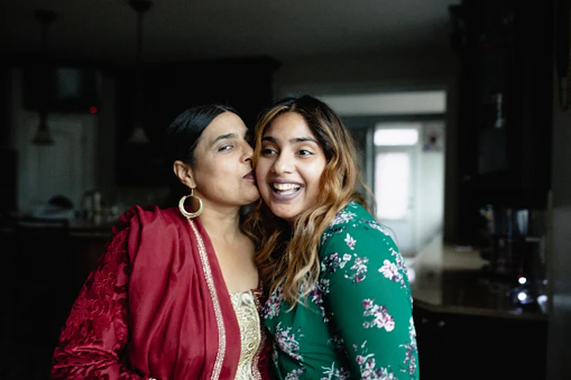 Rusha and her mum